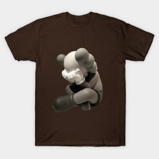 kaws sit doll kaws T-Shirt